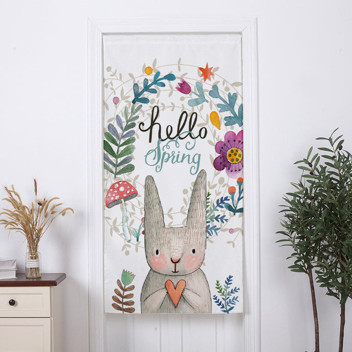 Decorative Watercolor Plant Wall Tapestry
