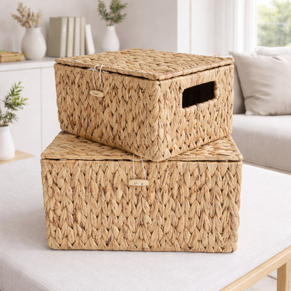 Handcrafted Storage Basket Made of Natural Materials Bowlift