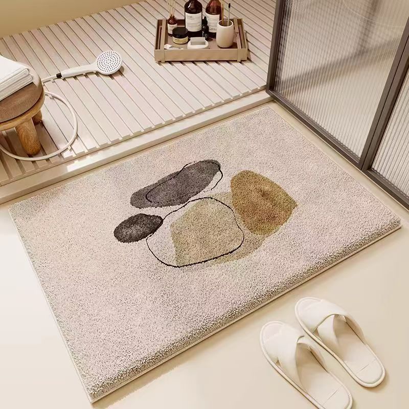 Textured Absorbent Bathroom Mat Bowlift