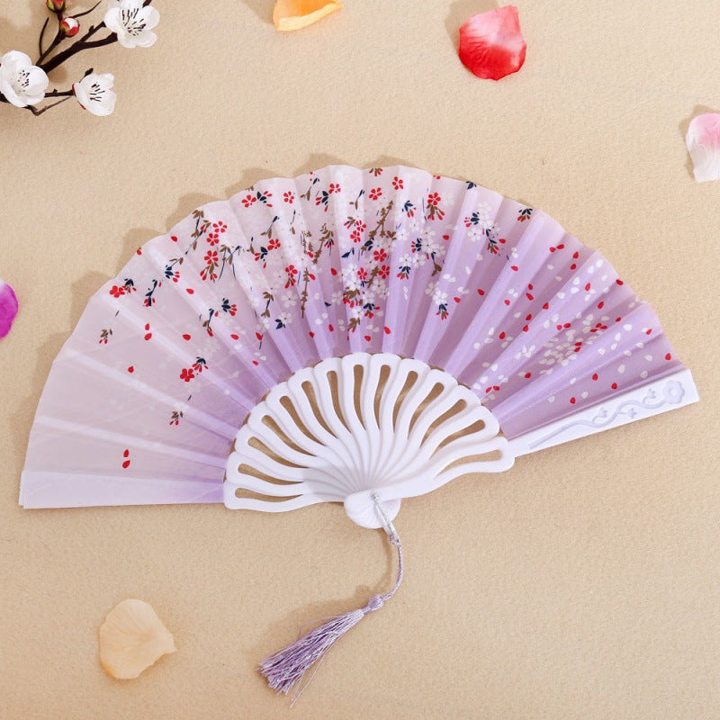 Ladies' artistically designed hand fan Bowlift