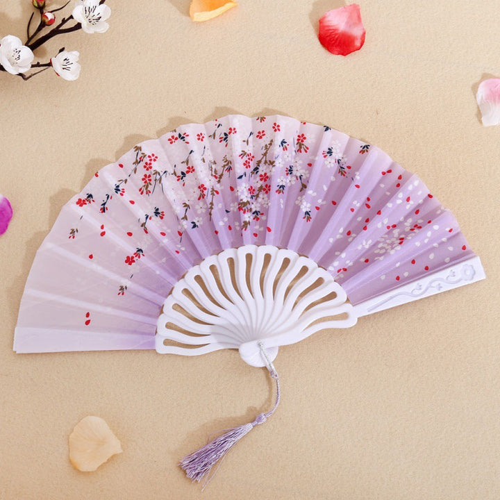 Ladies' artistically designed hand fan Bowlift