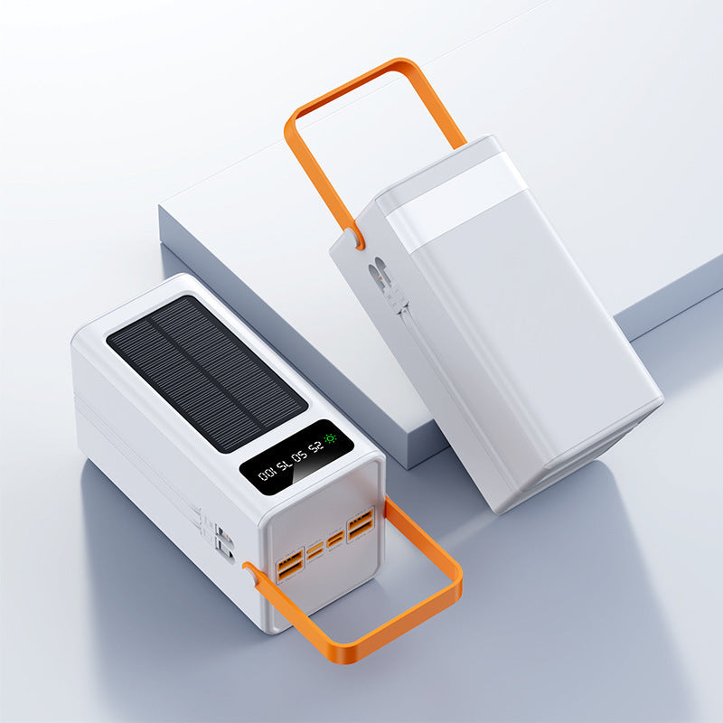 Portable solar power bank with LCD display and fast charging function Bowlift