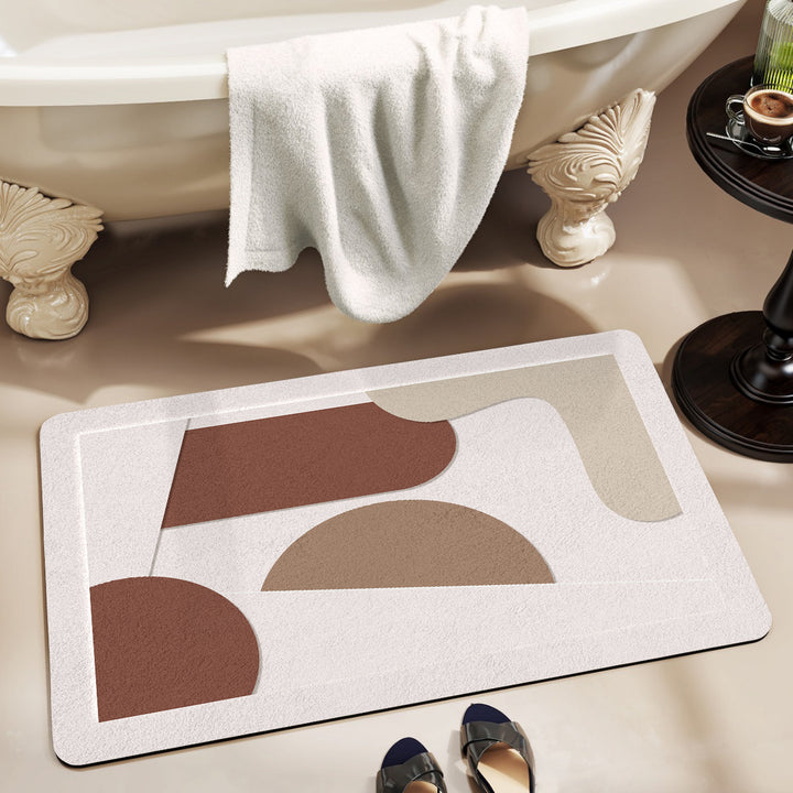 Modern Abstract Bath Mat Bowlift