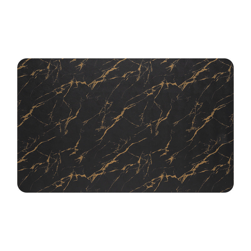 Marble-Patterned Anti-Fatigue Kitchen Mat Bowlift