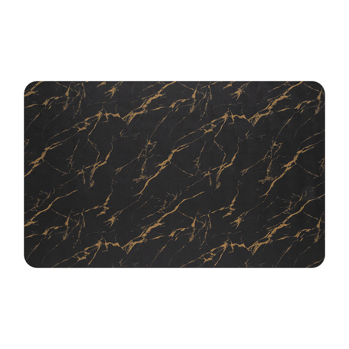 Marble-Patterned Anti-Fatigue Kitchen Mat Bowlift