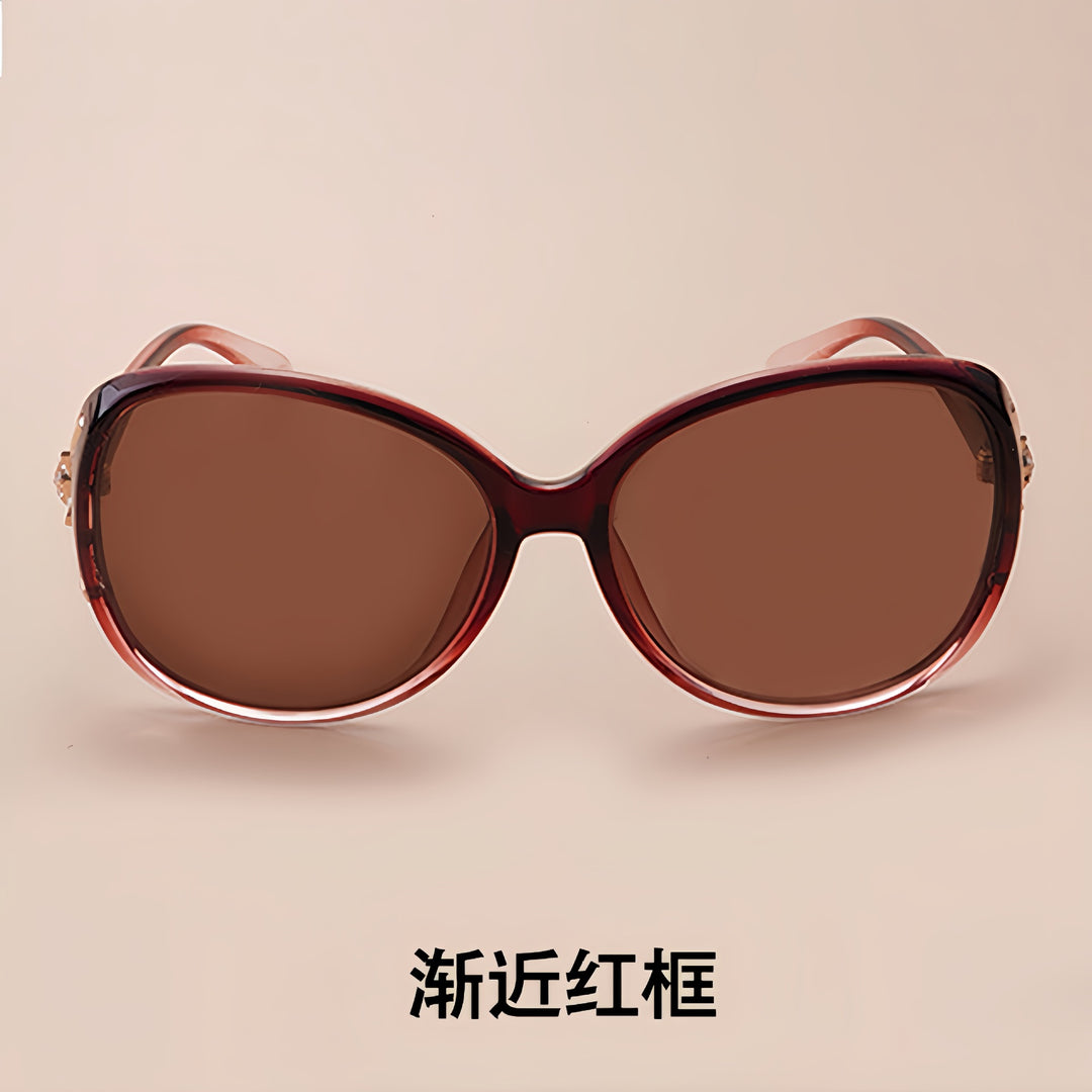Ladies Luxurious Oversize Sunglasses with Stylish Decor Bowlift