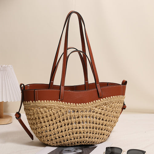 Handmade straw bag Bowlift