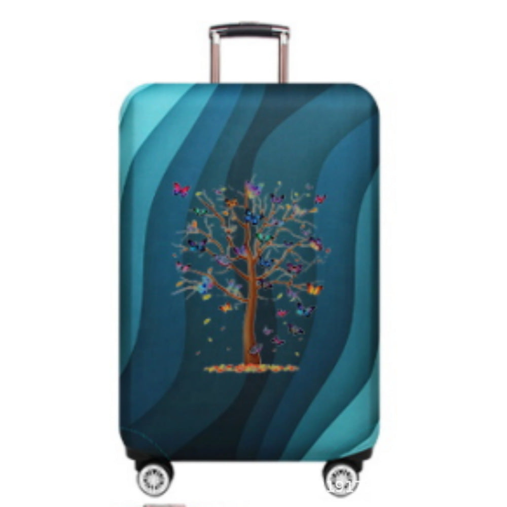 Women's Hard Shell Suitcase with Fashionable Butterfly Design Bowlift