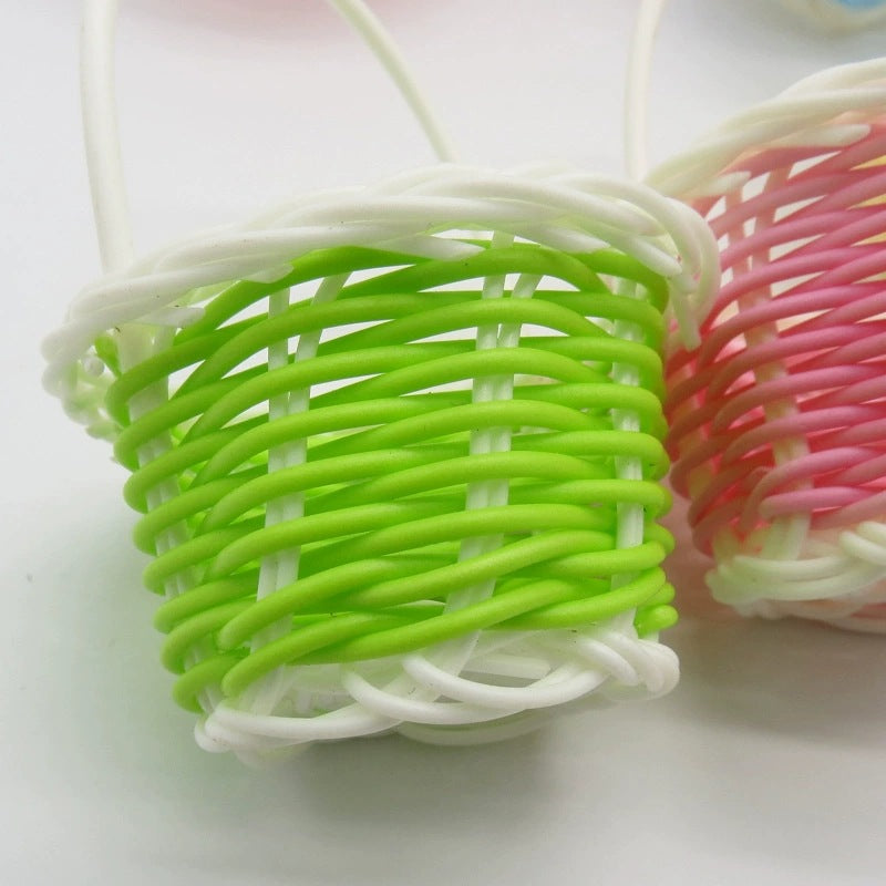 Miniature Decorative Woven Basket Bowlift