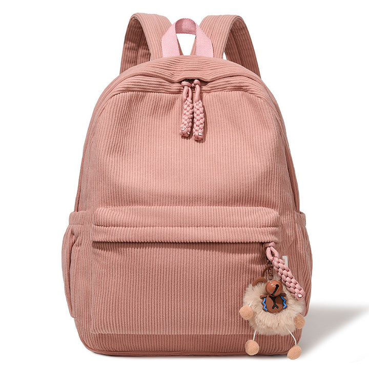 Cute Corduroy Backpack Bowlift