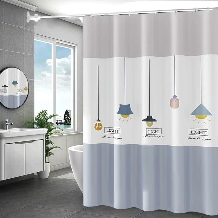 Light-Inspired Shower Curtain Bowlift