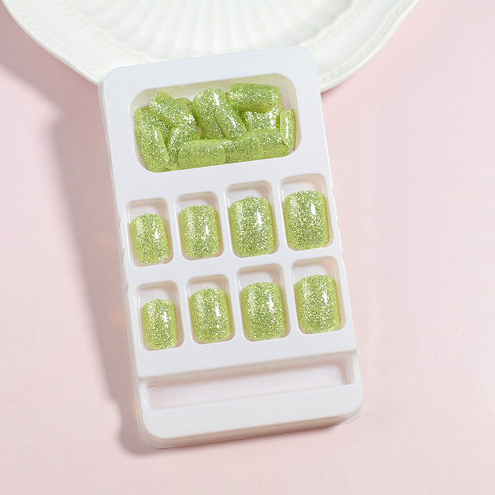 Glittery Nail Art Extension Bowlift