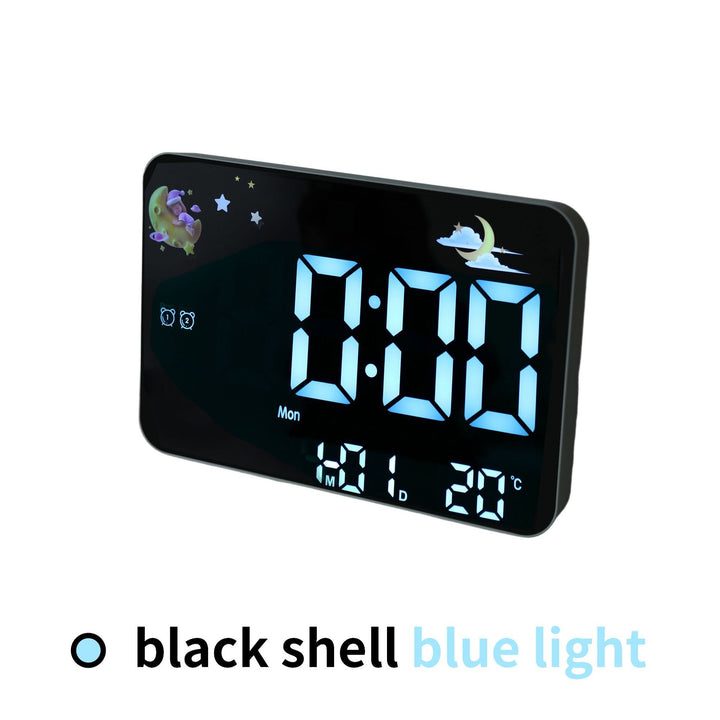 Digital alarm clock with projection and temperature display Bowlift