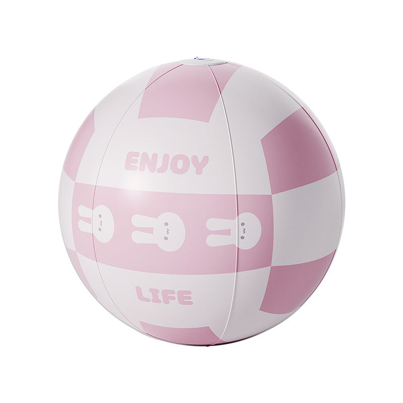 Ladies Inflatable Play Ball with Cute Rabbit Design Bowlift