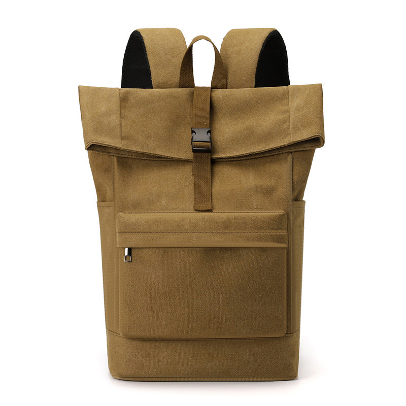 Stylish Roll-Top Urban Backpack Bowlift