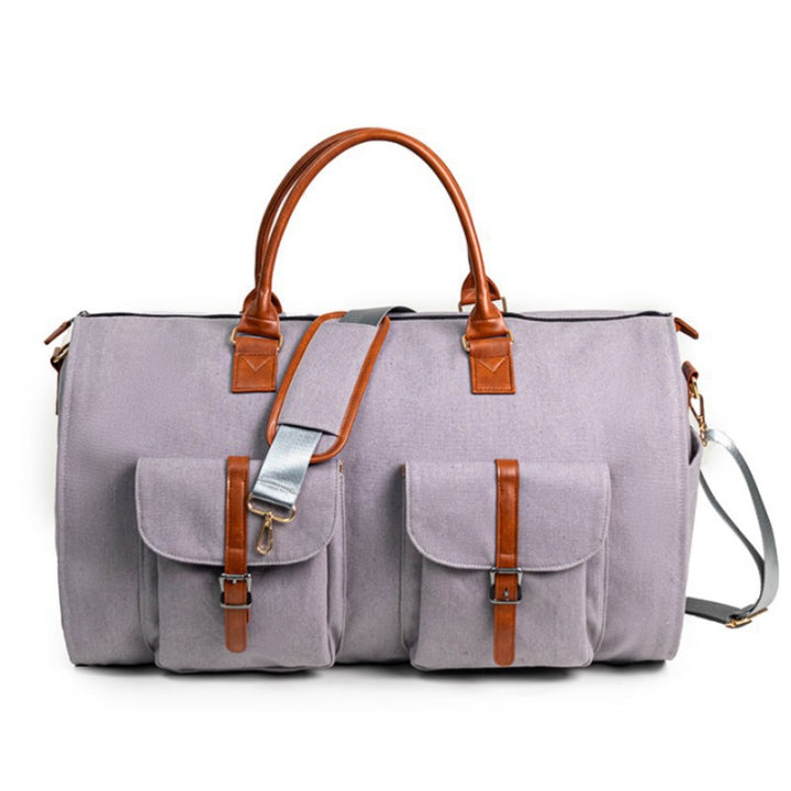 Elegant Travel Bag in Vintage Look with Multiple Pockets Bowlift