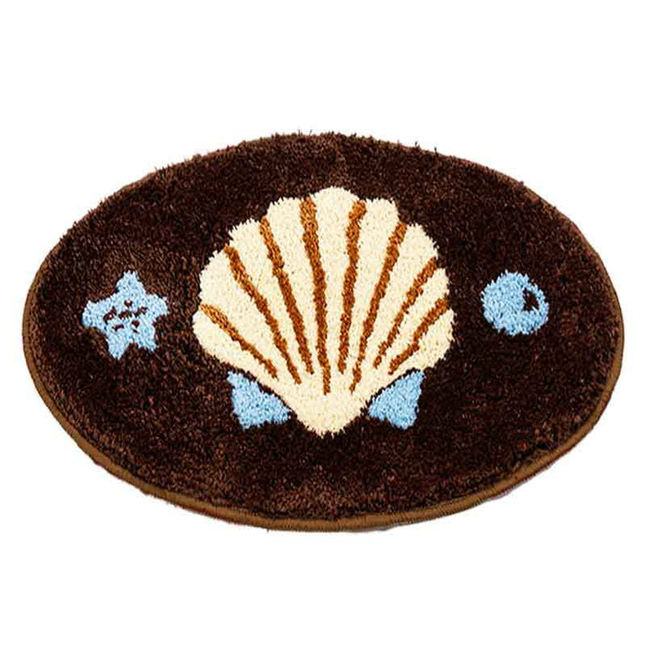 Coastal Starfish Themed Bath Mat