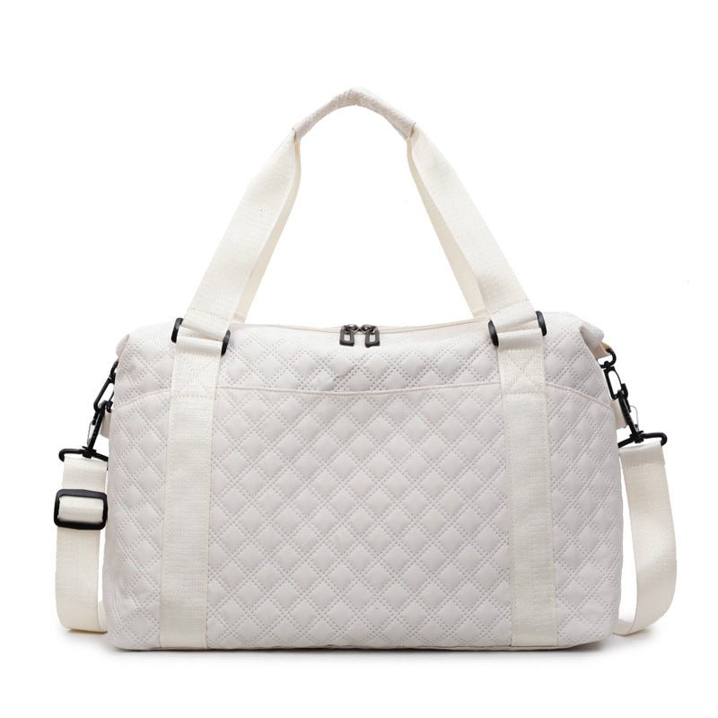 Quilted Travel Duffel Bag Bowlift