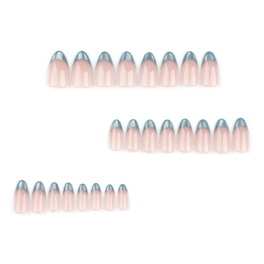 Artistic Nail Art with Glitter and Ombre Effect Bowlift