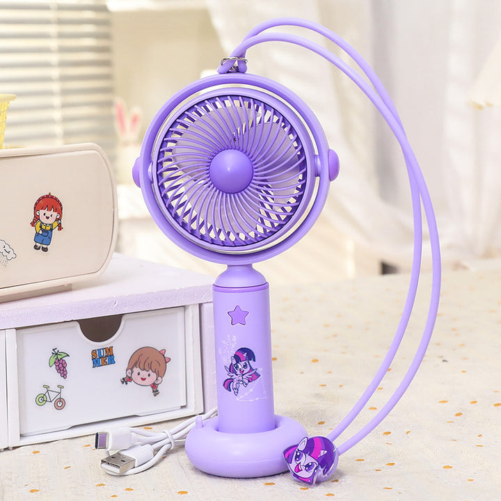 Women's Portable Handheld Fan with Flexible Mounting System Bowlift