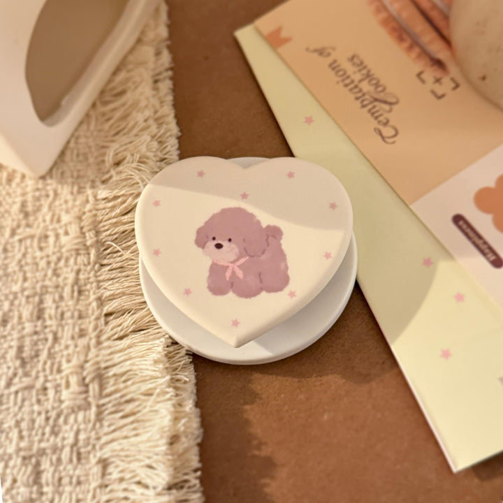 Heart-shaped Makeup Mirror Bowlift