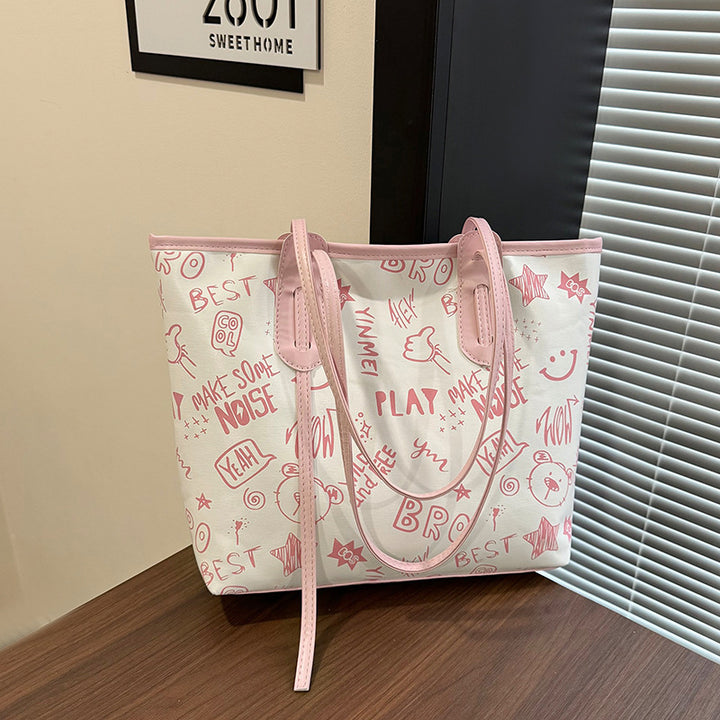 WoPlayful Graphic Tote Bag Bowlift