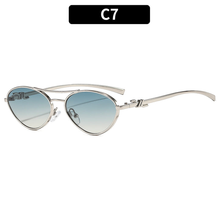 Elegant Dual Bridge Sunglasses