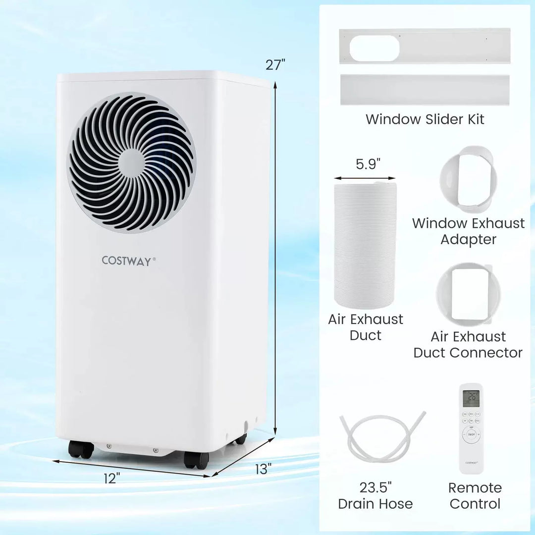 Unisex One Size Portable Air Conditioning Tower with Remote Control Digital Thermostat Dehumidifier Bowlift