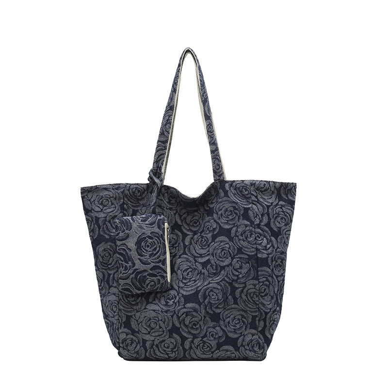 Large shopping bag with floral design Bowlift
