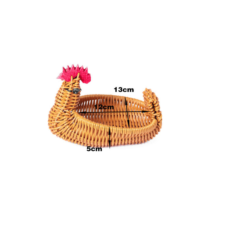 Decorative Wicker Duck Bowlift