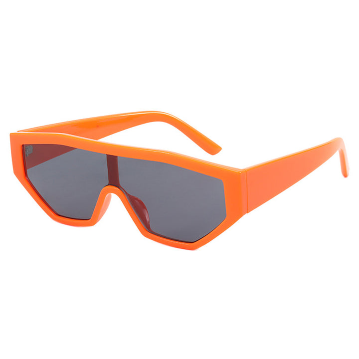 Ladies fashionable sunglasses in animal fur look Bowlift