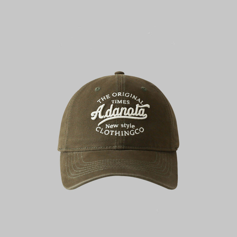Women's Embroidered Casual Sun Cap Bowlift