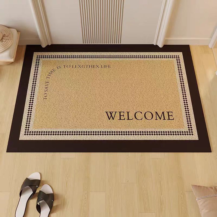 Floral Welcome Mat Bowlift