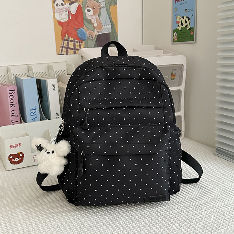 Playful Polka Dot Backpack
