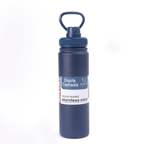 Ladies stainless steel vacuum water bottle with ergonomic handle Bowlift