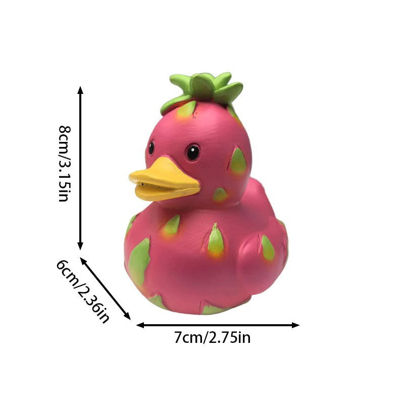 Funny Decor Rubber Duck with Sprinkles Bowlift