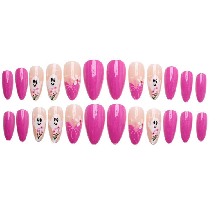 Creative Nail Art Set with Ghost Design Bowlift
