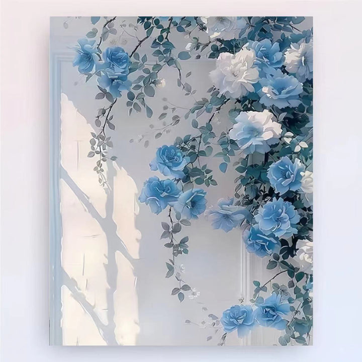 Contemporary Lotus Floral Canvas Art Print Bowlift