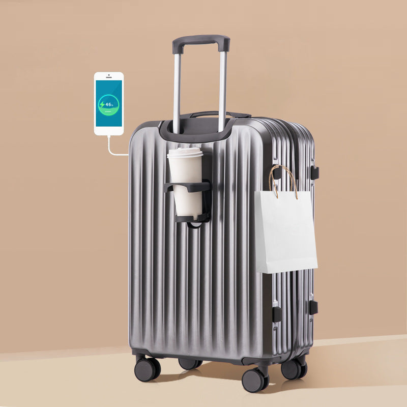 Smart Charging Hard-Shell Suitcase Bowlift