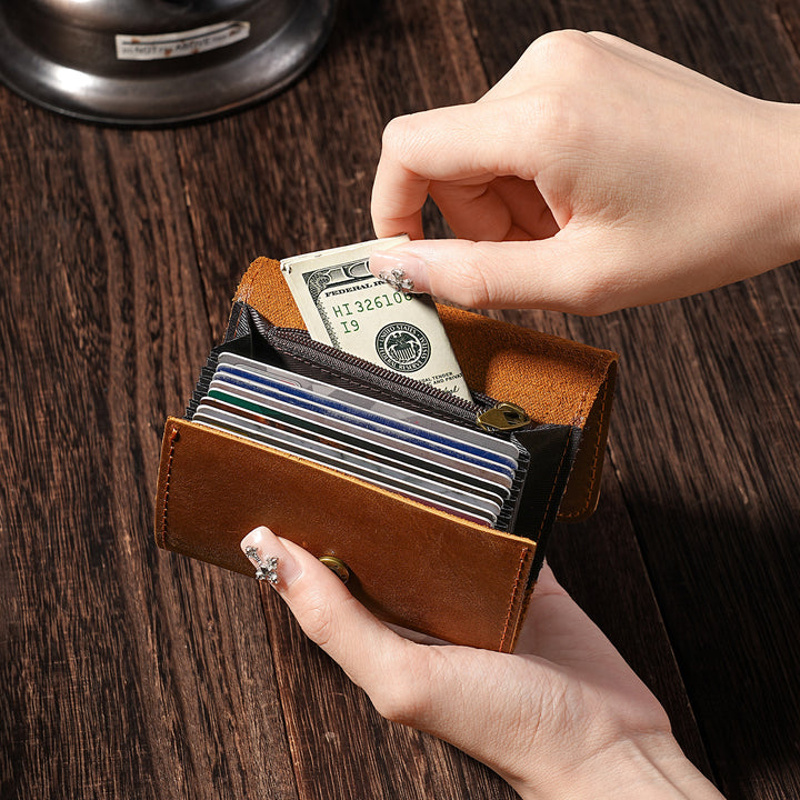 Classic Leather Compartment Wallet