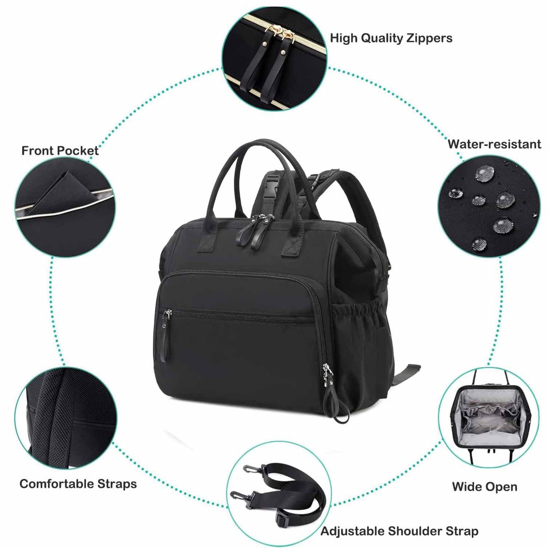 Women's multifunctional laptop bag with ergonomic design Bowlift