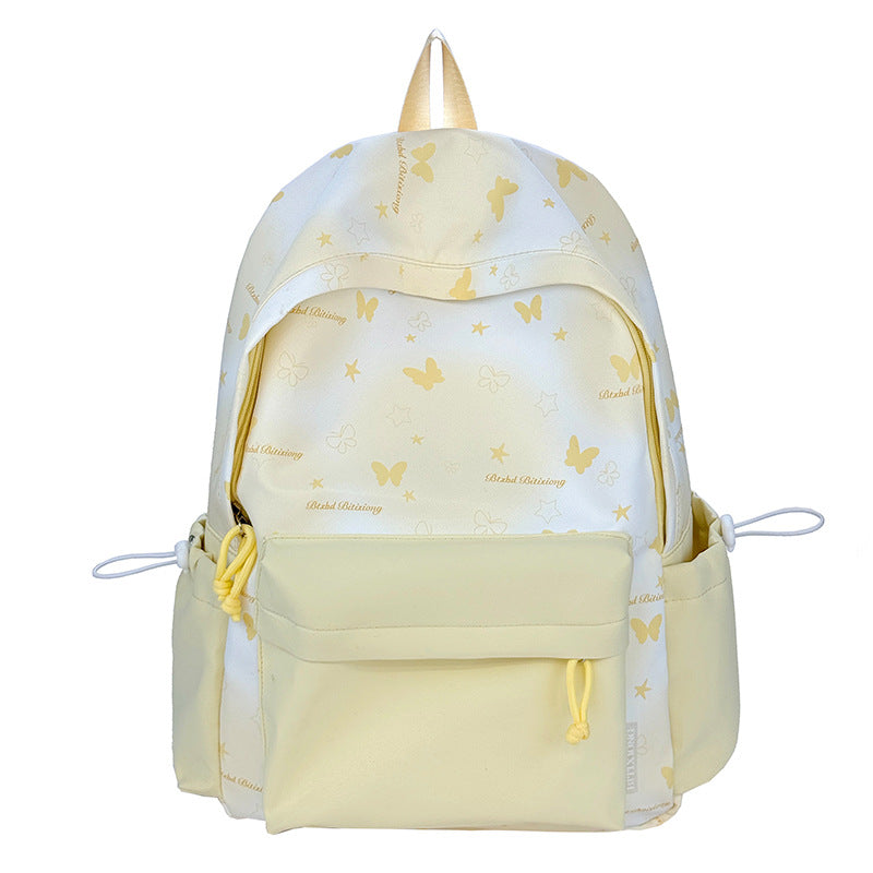 Butterfly Pattern Backpack Bowlift