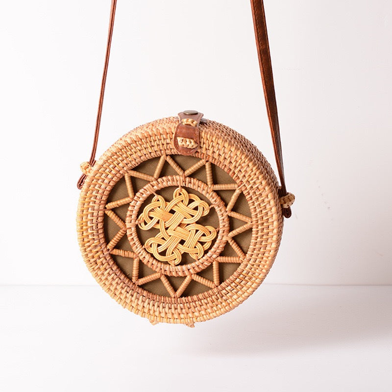Women Handmade Basket Bag Bowlift