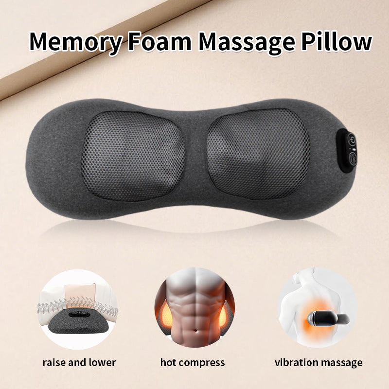 Ergonomic Massage Pillow With USB Charging Function Bowlift