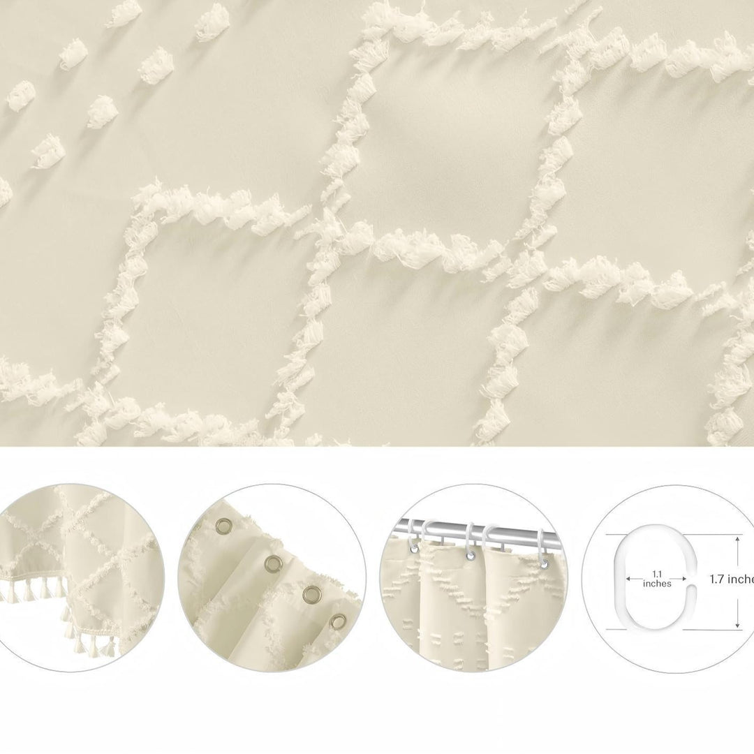 Decorative Shower Curtain Bowlift