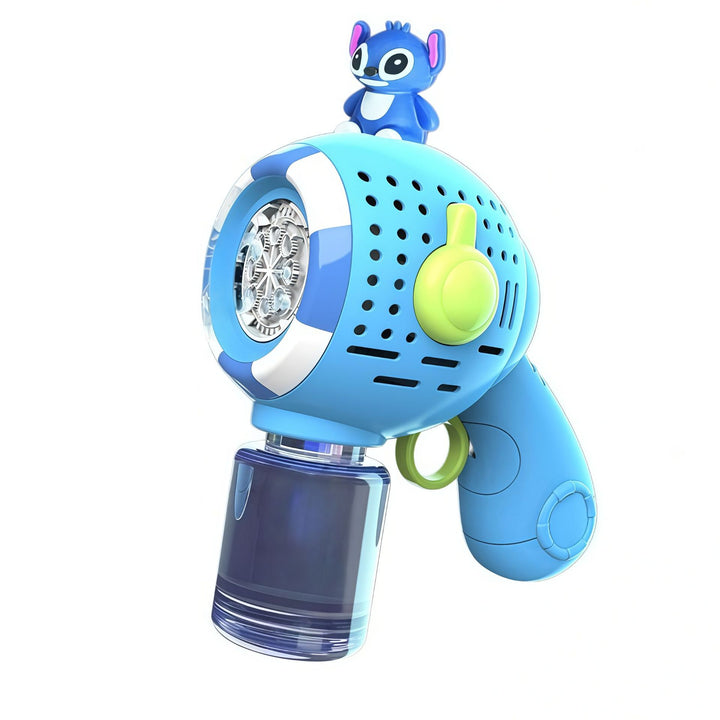 Unisex Bubble Machine with Toy Figure Bowlift