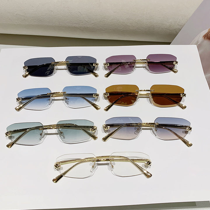 Women elegant half-frame sunglasses Bowlift