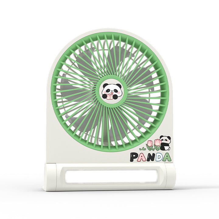 Women's Portable Mini-Pan Fan with Cute Panda Design Bowlift