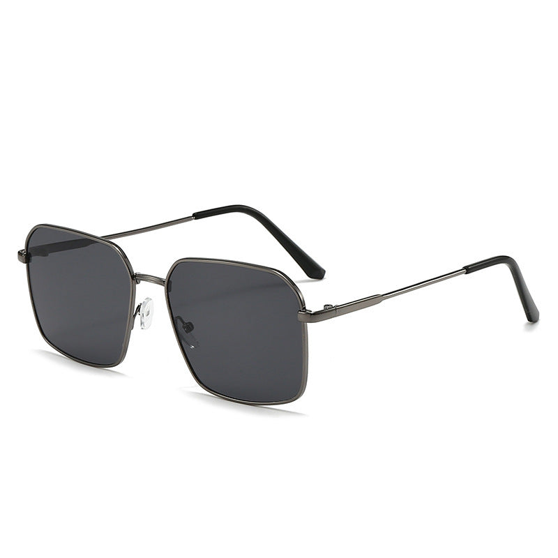 Geometric Aviator Sunglasses
