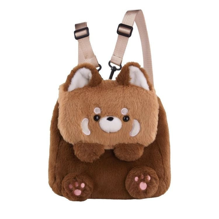 Plush backpack with animal design Bowlift